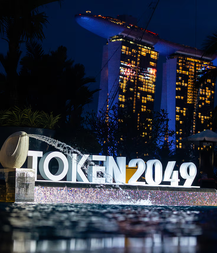 滨海湾金沙 TOKEN2049 会场资料照